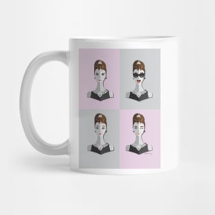 Origami- Audrey Hepburn Mug